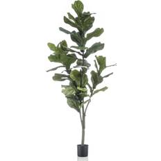 Emerald violinfigen Ficus Lyrata Konstgjord växt