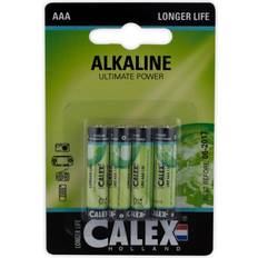 Calex alkaliska batterier LR03 AAA 1,5V 4-pack