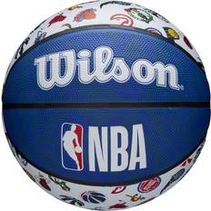 Wilson Basketboll, NBA All Team Model, Utomhus, Gummi, Storlek: 7, Röd/Vit/Blå