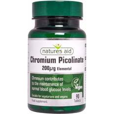 Natures Aid Chromium Picolinate 200ug elemental, Tablets. 90 st
