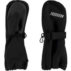 Pojkar Barnkläder Name It Alfa Softshell Gloves with Fleece - Black (13206576)