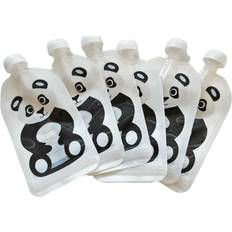 Fill n Squeeze Nappflaskor & Servering Fill n Squeeze Zipper Panda Pouches 6-pack 150ml