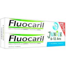 Fluocaril Tandborstar, Tandkrämer & Munskölj Fluocaril Junior 6-12 ans dentifrice gel Bubble 2x75ml