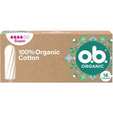 O.b. Tamponger O.b. Organic Super Unscented 16-pack