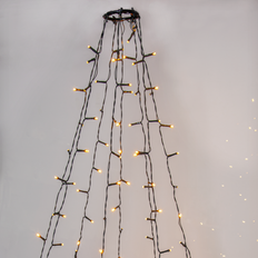 Varmvit Julbelysning Star Trading Candle Tree Lights Golden Julgransbelysning 360 Lampor