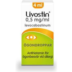 Astma & Allergi Receptfria läkemedel Livostin 0.5mg/ml 4ml Ögondroppar
