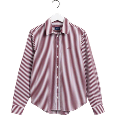 Gant Beige Skjortor Gant Regular Fit Striped Tightly Woven Shirt