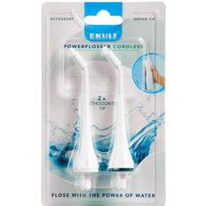 Irrigatorhuvuden Ekulf PowerFlosser Cordless Orthodontic Tip 2-pack
