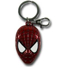 Marvel Spider Man huvud färgad tennnyckelring