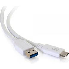 C2G USB C-USB C - USB-kabel Kablar C2G 28835 0.9m Usb-c To Usb-a Superspeed Usb 5gbps M/m