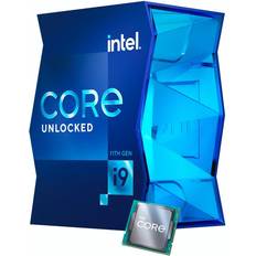 14 nm - Intel Socket 1200 Processorer Intel Core i9 11900K 3.5GHz Socket 1200 Box without Cooler