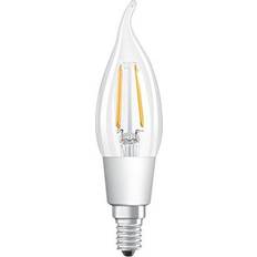 Osram E14 LED-lampor Osram LED kronljus böjd topp CL BA E14 GLOWdim 4,5W (40W)