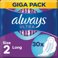 Always Intimhygien & Mensskydd Always Ultra Long Size 2 with Wings 30 Pads