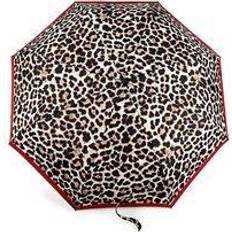 Fulton Paraplyer Fulton Minilite 2 lysteröst paraply med leopardtryck
