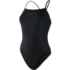 Polyester Baddräkter Speedo Endurance+ Thinstrap Swimsuit - Black