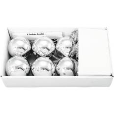 Med belysning Julgranspynt Europalms LED Christmas Ball 6cm, silver Julgranspynt