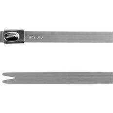 Silver Buntband HellermannTyton 111-93279 MBT27S-316-SS-NA-C1 Cable tie 681 mm 4.60 mm Silver Ball lock 1 pc(s)