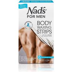 Herr Vax s for Men Large Hair Removal Strips for Body Waxing 20ct