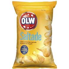 Olw Snacks Olw Chips Potatis Lättsaltade