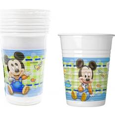 Unique Party Plastmuggar Unique Party Plastic Cups Disney Baby Mickey Mouse 8-pack
