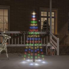 VidaXL Flaggstångsbelysning vidaXL Colourful, 108 Christmas Tree on Flagpole Lighting