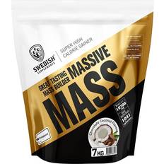 Vassleproteiner Gainers Swedish Supplements Massive Mass Gainer Chocolate Coconut 7kg