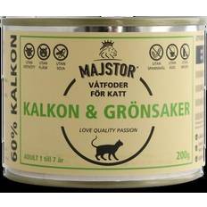Majstor Kalkon & Grönsaker Våtfoder Katt - 6 200