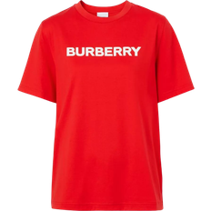 Burberry Dam T-shirts & Linnen Burberry Logo Print Cotton T-shirt