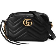 Gucci Axelremsväskor Gucci GG Marmont Mini Shoulder Bag - Black