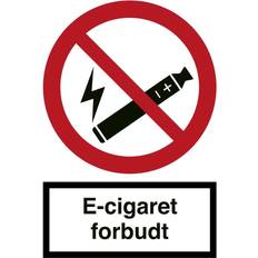 E-cigaret forbudt - Refleks Alu.