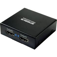 SpeaKa Kabeladaptrar Kablar SpeaKa Professional SP-HDS-220 1+2 porte HDMI-splitter Ultra Pixel