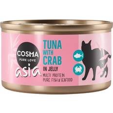 Cosma Asia gelé 6 85 Tonfisk & krabbkött