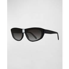 Givenchy Shield Sunglasses, 146mm - Black/Gray
