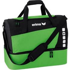 Erima unisex rymlig sportväska med bottenfack-grön/svart, liten grön/Svart M