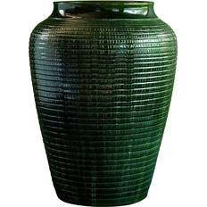 Bergs Potter Willow glaserad Green emerald Vas