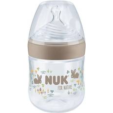 Nuk Beige Nappflaskor Nuk for Nature Temperature Control Bottle Silicon 150ml