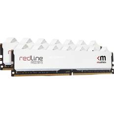 64 GB - DDR4 - Vita RAM minnen Mushkin Redline White DDR4 3200MHz 2x32GB (MRD4U320EJJP32GX2)