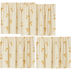 HoppeKids Gula Textilier HoppeKids Ole Lukoie Curtain for Half High Bed Yellow