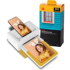 Bärbar skrivare - Foto - Färgskrivare Kodak Dock Plus 4x6 Instant Photo Printer 80 Sheet Bundle (2022 Edition)
