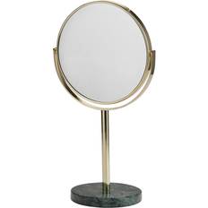 Metall Bordsspeglar Bahne Mirror on Marble Base Bordsspegel 20cm