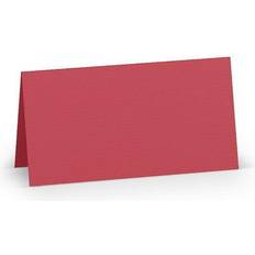 Röda Grattiskort & Inbjudningskort Placeringskort A7 5-pack röd