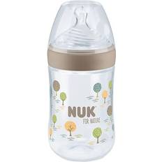 Nuk Beige Nappflaskor Nuk for Nature Temperature Control Bottle Silicon 260ml