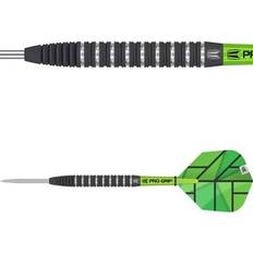 Target Darts Darts Unisex Yohkoh set med 80% volframstål spets, svart och grön, 25 g