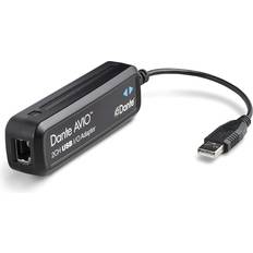 Monacor Kabeladaptrar Kablar Monacor Dante AVIO USB IO Adapter 2x2