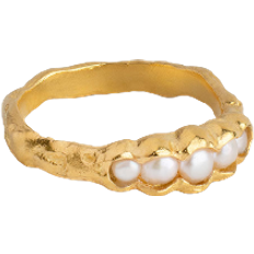Matt Ringar ENAMEL Copenhagen Idora Ring - Gold/Pearls
