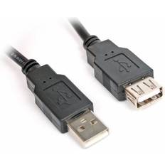 Omega USB Extension Cable, M-F, 3.0M, Black