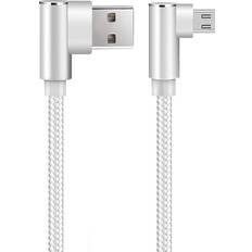 USB A-USB Micro-B - USB-kabel Kablar SiGN Angled USB A-USB Micro-B 1m