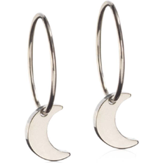 Blomdahl Natural Moon Earrings - Silver