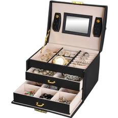 Smyckesförvaring Northix Large Jewelery Box - Black