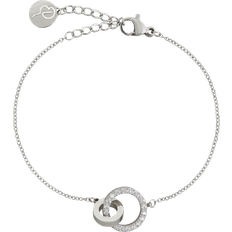 Edblad Dam Smycken Edblad Eternal Orbit Bracelet Steel -Silver/Diamonds
